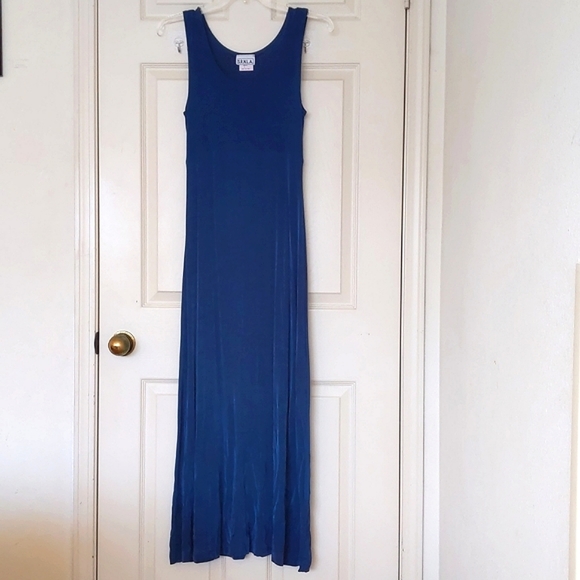 NWOT. Vintage Short sleeve two pieces set maxi dress. - Picture 2 of 8